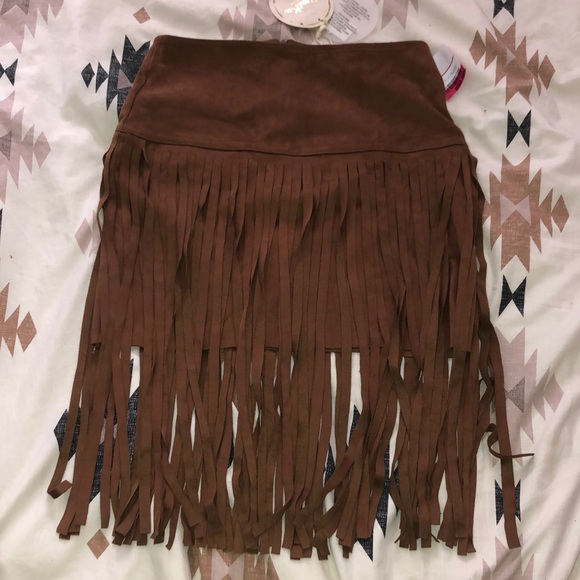 Kimika fringe skirt nwt - Picture 5 of 6